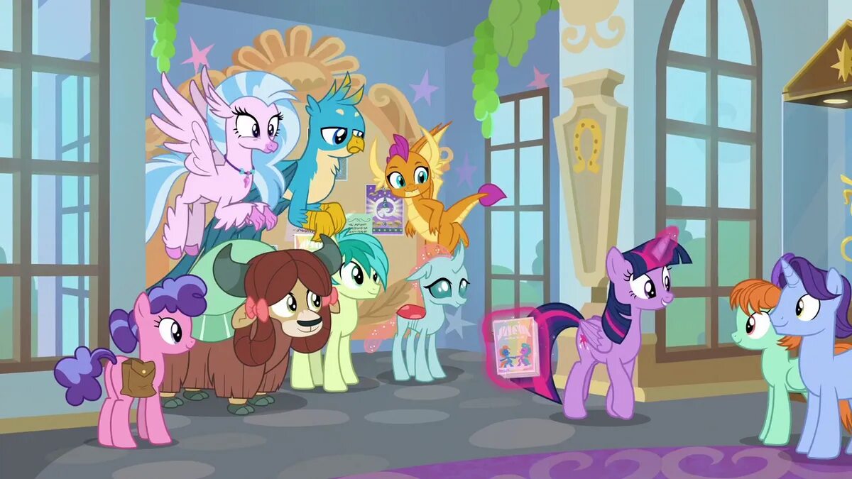 My little pony watching