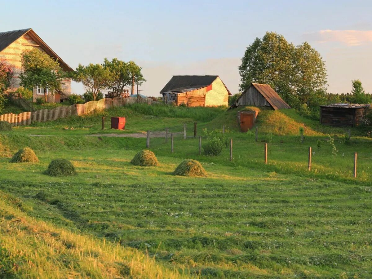 Rus village. Лето в деревне. Природа деревня. Деревенский домик. Красивая деревня.