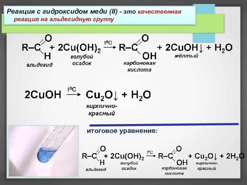 Реакция альдегидов с гидроксидом меди 2. Качественная реакция с гидроксидом меди 2. Качественная реакция на альдегиды с гидроксидом меди 2. Взаимодействие альдегидов с гидроксидом меди 2.