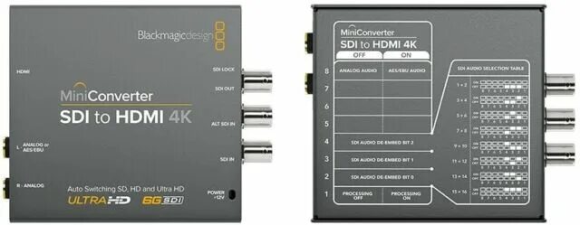 Mini Converter HDMI to SDI 6g. Blackmagic Mini Converter HDMI to SDI. Blackmagic HDMI to SDI 3g. Blackmagic converter