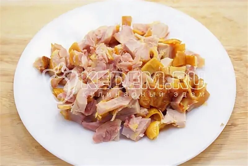 Второе с копченой курицей. Второе с копченой курицей