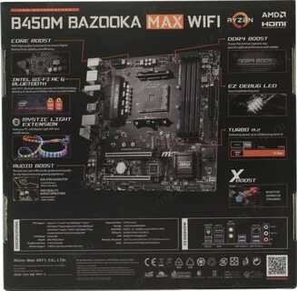 Материнская плата msi b450m bazooka max wifi