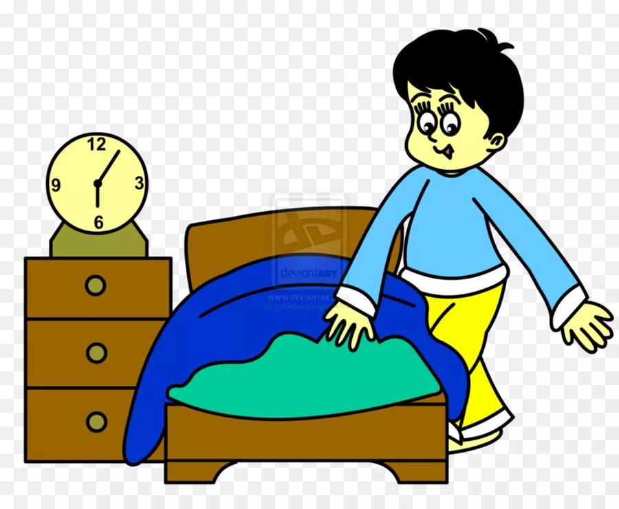 Мальчик застилает кровать. Отход ко сну для детей. Exhaust she went to bed. Reading comprehension about dream. Exhaust she went to bed.