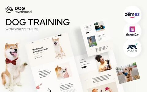 Dog Roverhound - Dog Training WordPress Theme.