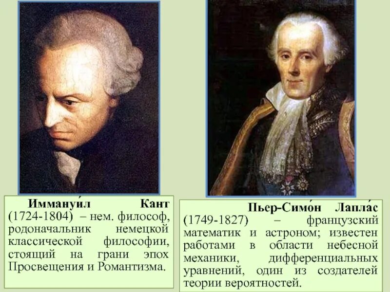 Гипотеза иммануила канта. Иммануил кант (1724-1804). Пьер-Симон Лаплас. Пьер-Симон Лаплас - французский математик. Астроном Пьер Лаплас.