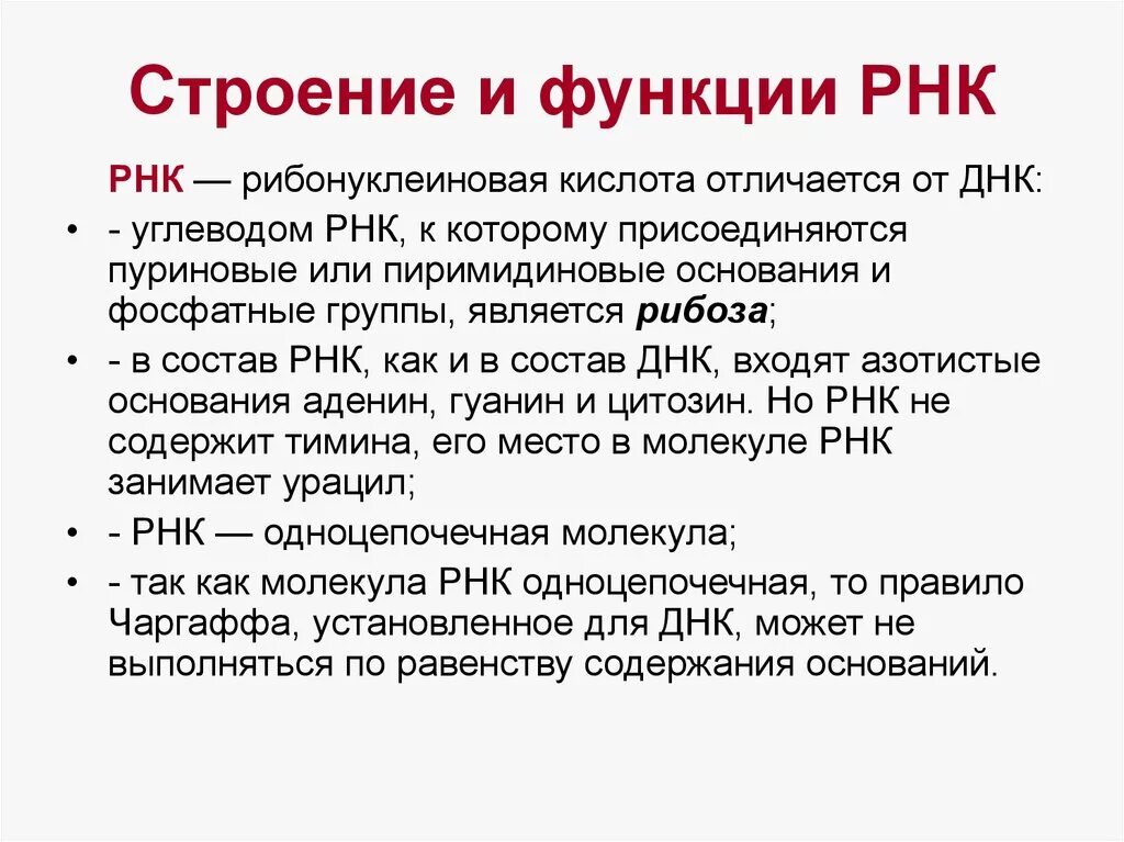 Виды рнк характеристика. РНК состав строение функции. РНК строение структура функции. Строение и функции РНК кратко. РНК –функции,структура,типы.