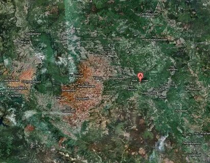 Красноярск со спутника в реальном времени
