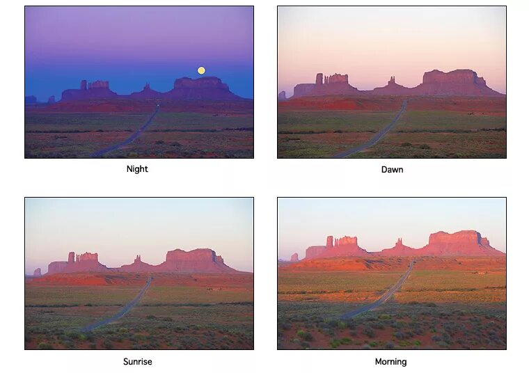 Dawn that cuts through the night