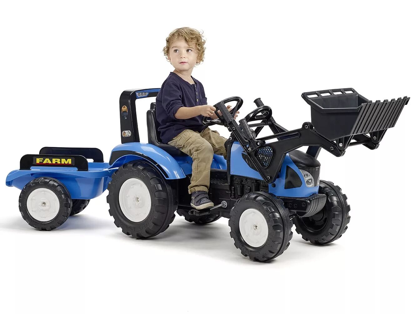 Детские трактора для детей. Супериор трактор педальный. Трактор педальный Ranchero. Синий трактор с педалями и прицепом. Трактор большой для детей с педалями.