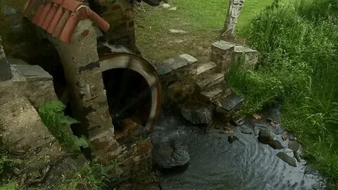 Мельница анимационная