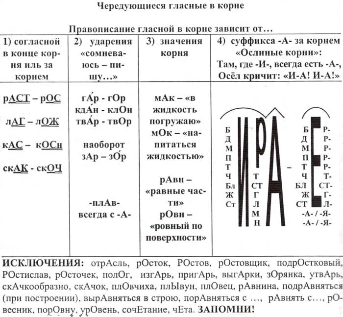 Корни с чередованием таблица с примерами. Правописание гласных в корне слова таблица с примерами. Чередование гласной в корне слова таблица. Чередование гласных в корне слова схема.