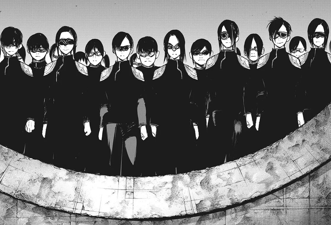 Токийский гуль jutsu. Аниме хаджиме токийский гуль. отряд огай токийский гуль. токийский гуль 13 отряд. токийский гуль отряд куинксов.