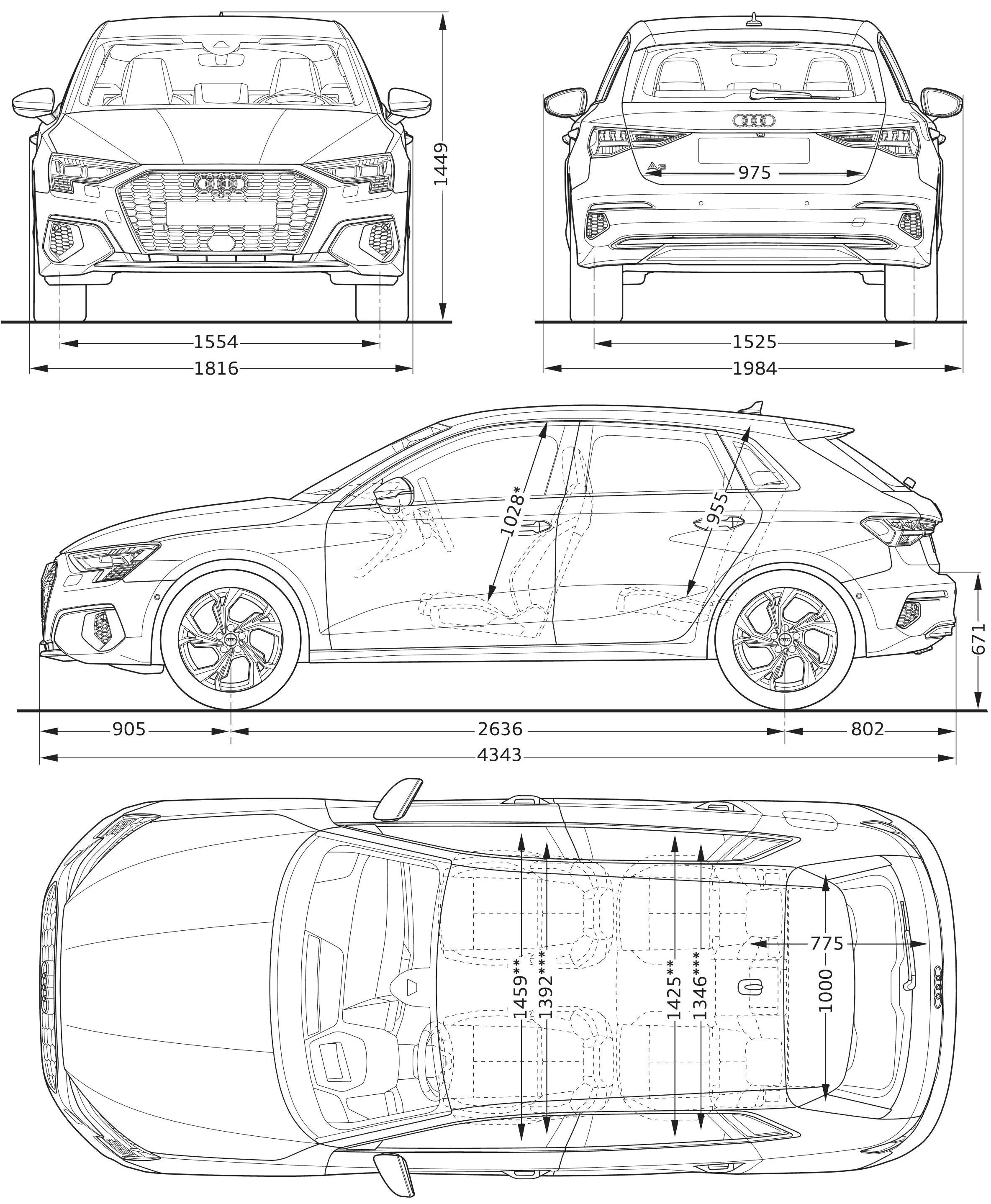 Габариты ауди. Ауди а6 2015 габариты. Audi a6 c7 габариты. Audi a3 Blueprint. Габариты Ауди а3 хэтчбек.