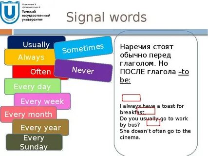 Present simple word
