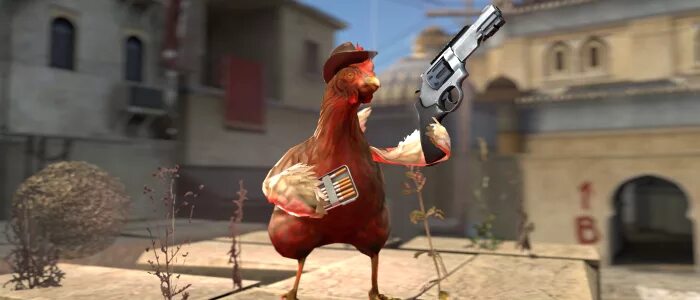 Петух кс. Counter-Strike: Global Offensive курица. Курица КС го. Курица из КС го с пистолетом. Петух с пистолетом.