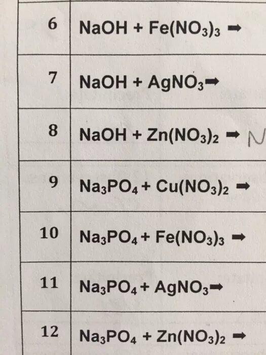 Agno3 na3po4 ионное