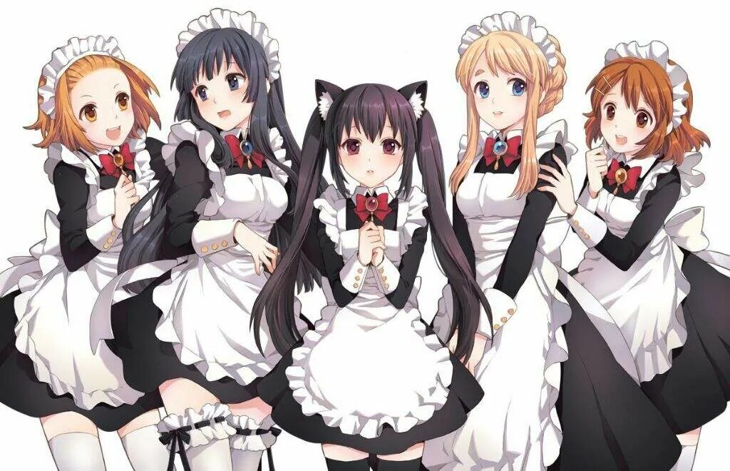 костюм горничной манга.