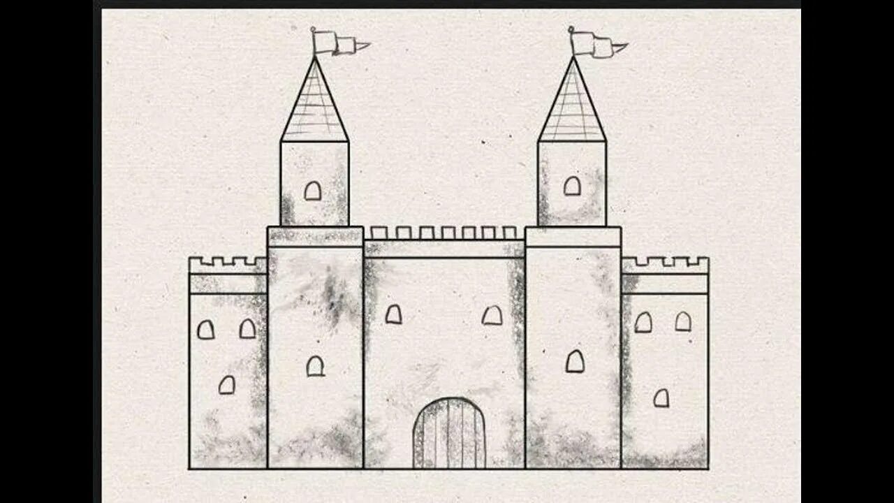 Замок 7 класс. Каменный замок средневековья спереди. Замок крепость романский стиль. Башня донжон романский стиль. Средневековый замок в романском стиле.