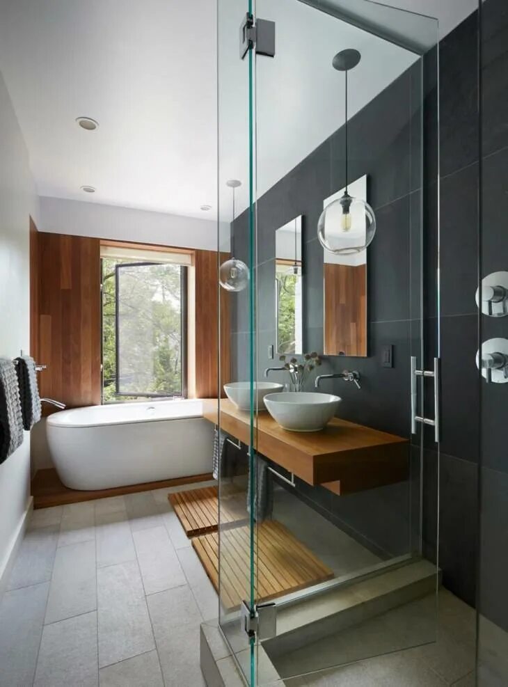 Дизайнерская ванная комната. Стильные Ванные комнаты. Ванная в современном стиле. Современная душевая комната.