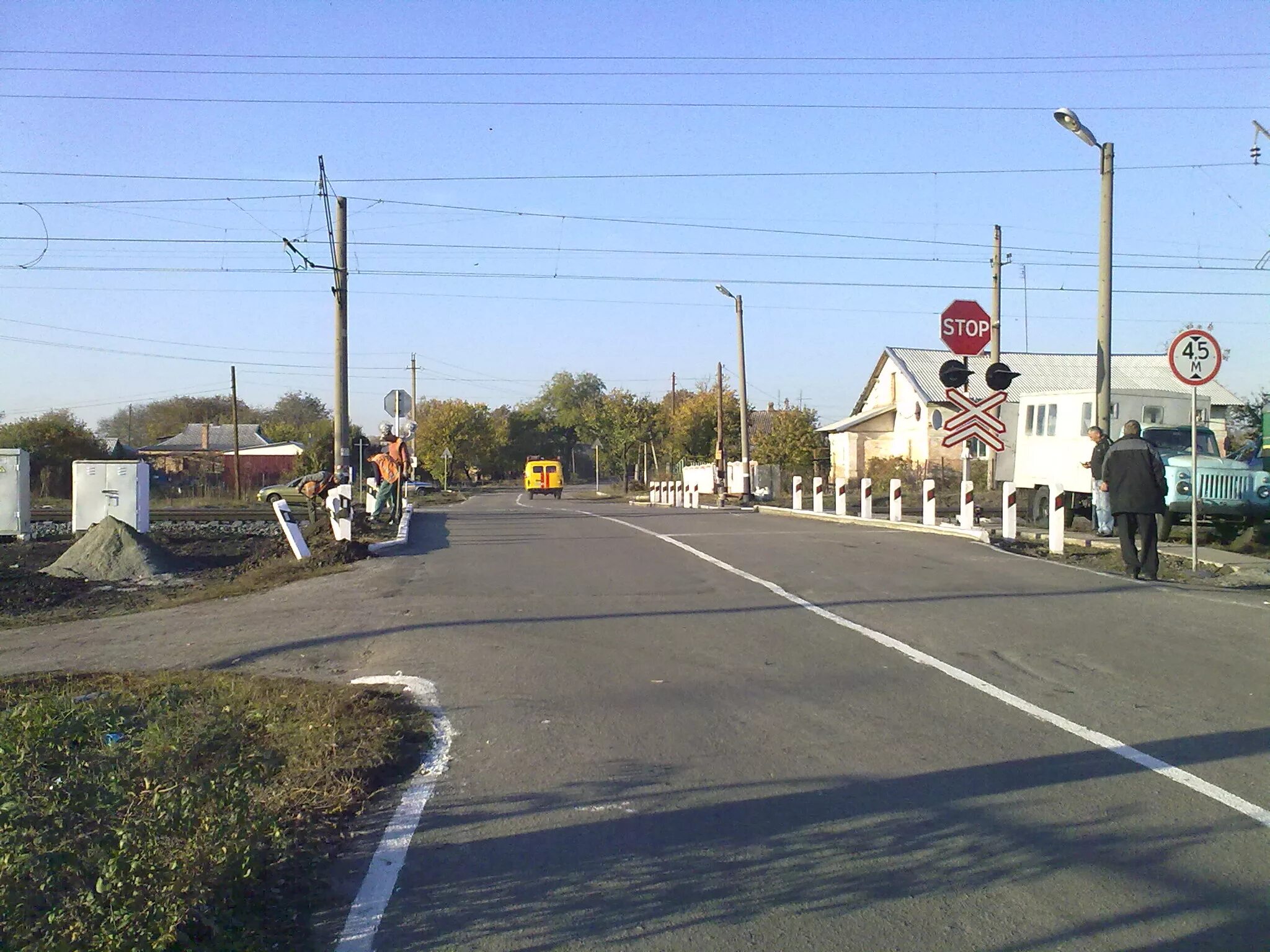 8 октября 2010. Украинский ЖД переезд. Катастрофа на Железнодорожном переезде в Никопольском районе (2010). Обстановка в Марганце Днепропетровская.