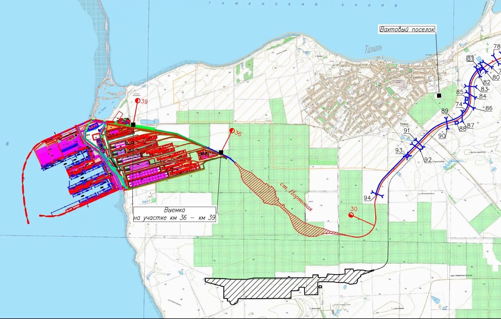 Порт Тамань Краснодарский край. "Морской порт", Тамань (Краснодарский край). Схема порта Тамань. Проект сухогрузного района порта Тамань. Строительство в тамани