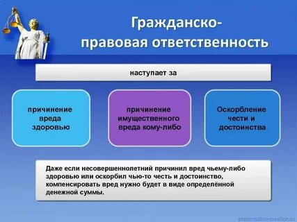 Ответственность лица перед государством