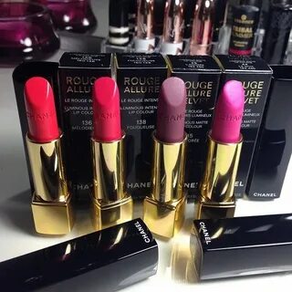 Оттенки помад chanel