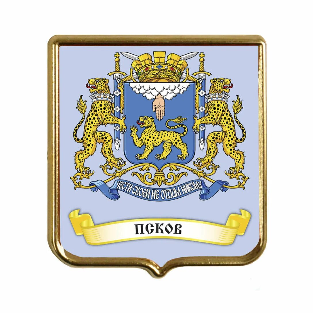 Герб города пскова фото