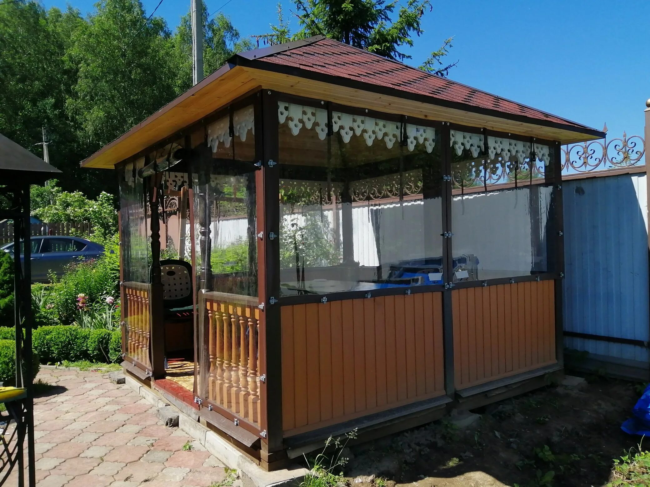 Жидкое стекло для беседки цена и фото