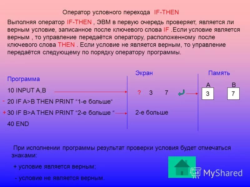 Основные операторы basic. Укажите оператор условного перехода в языке бейсик. Программа на языке бейсик пример ветвление. Оператор безусловного перехода в языке бейсик. Оператор условного перехода в языке бейсик.