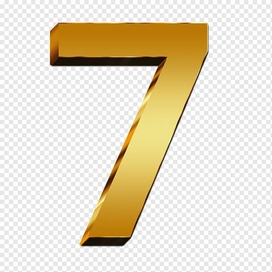 Изображение числа 7