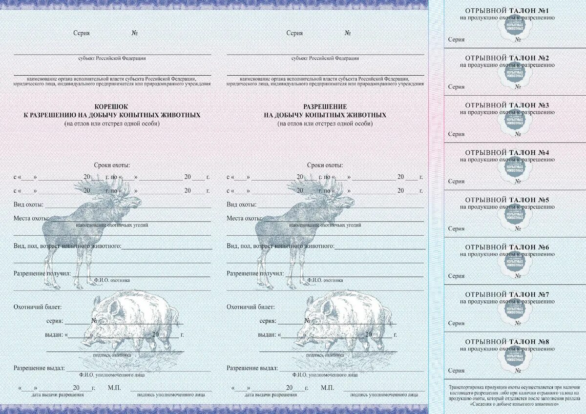 Правила охоты в московской области 2023. Разрешение на добычу кабана. Лицензия на разрешение охоты на животных. Лицензия на охоту на лося. Лицензия охотника разрешение.