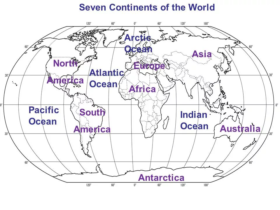 All continents of the world. All continents of the world