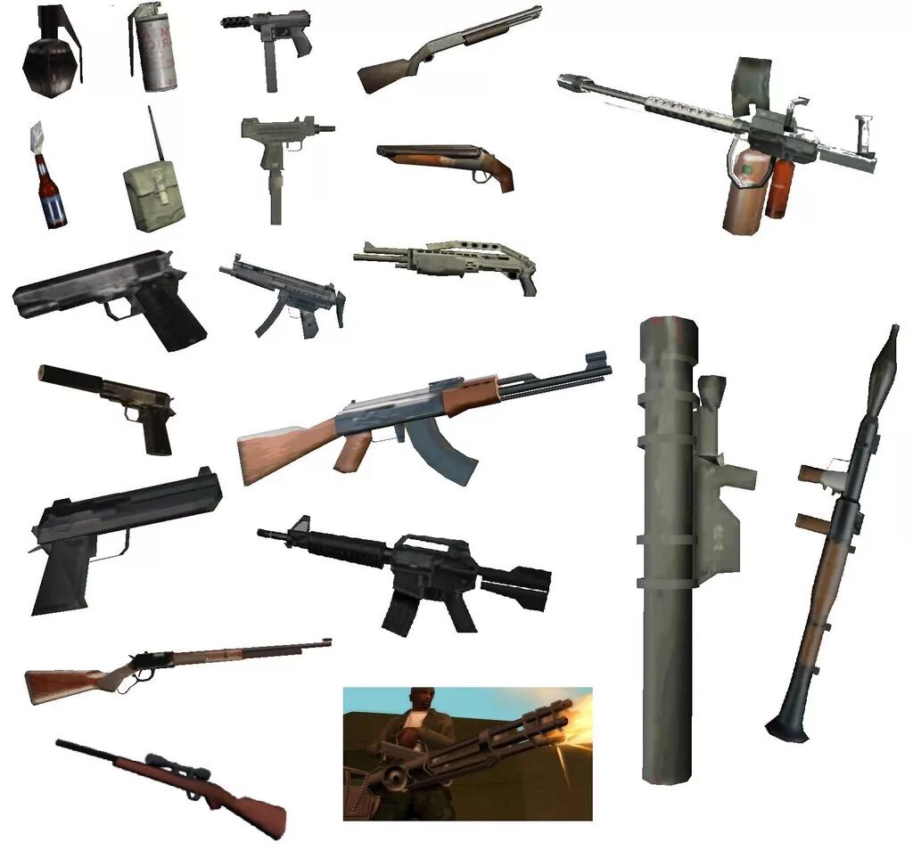 Игры военные оружие. GTA San Andreas оружие. LQ оружие для GTA sa. Оружие ГТА 5. Оружие в ГТА 5 Сан андреас.