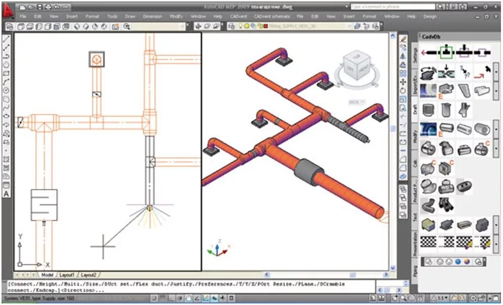 Программы для черчения вентиляционных элементов. Программа для вытяжки воздуховода проектирование. Программа для черчения трубопроводов. Программа для рисования трубопроводов 3d.