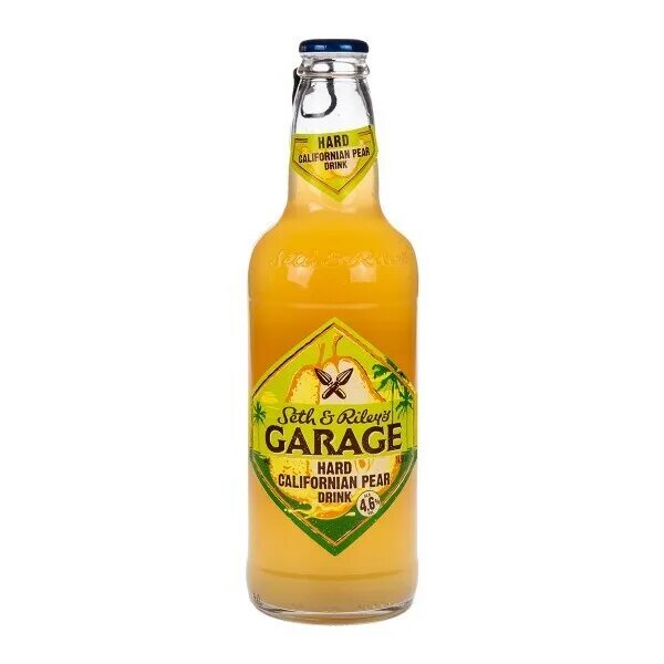 Пивной напиток ф. Пиво garage californian pear. garage seth and riley&#039;s hard californian pear 0.44л ст/б. напиток пивной seth&amp;rileys garage груша 4.6% 0,44л. напиток на основе пива сет энд райлис гараж хард лимон 0.4.