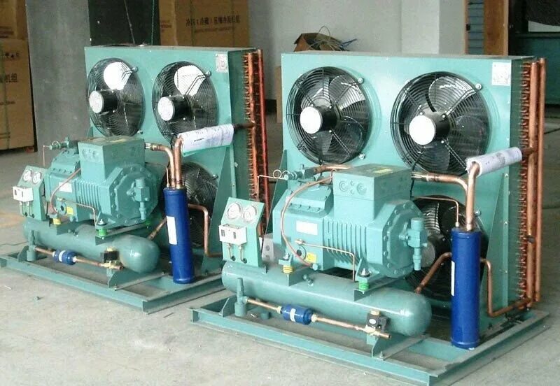 Монтаж холодильных. Холодильный агрегат bitzer 3 yc-3.2. компрессор bitzer холодильных камер. битцер охлаждение компрессора. холодильный агрегат битцер bitzer.