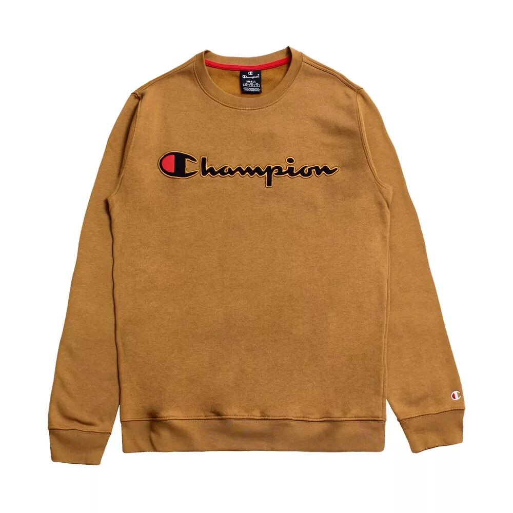 Толстовка чемпион. Свитшот champion crewneck sweatshirt. женский свитшот champion crewneck sweatshirt. champion свитшот crewneck sweatshirt мужской бежевый. кофта чемпион коричневая худи.