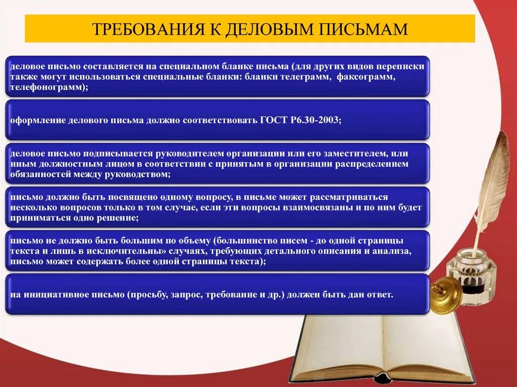 Требования предъявляемые к деловым бумагам. Требования к деловой переписке. Требования к деловому письму. Требования к содержанию делового письма. Основные требования к деловой переписке.