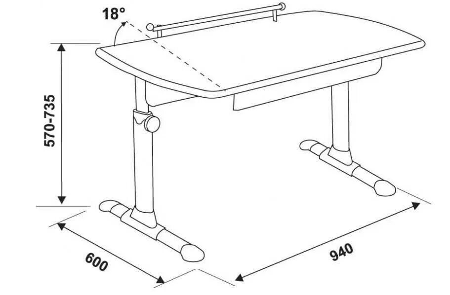 Высота школы стола. Стол детский conductor 06. Стол-парта Бюрократ conductor-01. Высота детского стола. Размер стола.