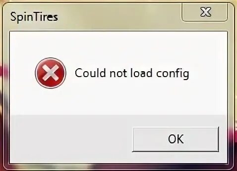 Could not load config