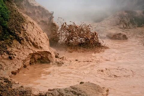 Грязевой водопад