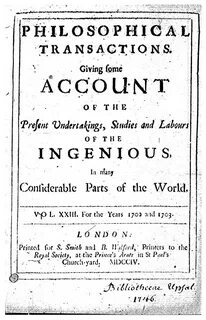 Philosophical transactions of the royal society