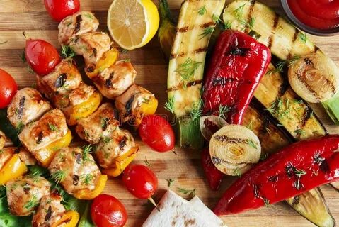 Вкусный рецепт овощей на мангале