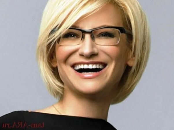 Какая прическа подойдет даме в очках The best Short Hairstyles to Wear with Glasses Hair World Magazine Short hair