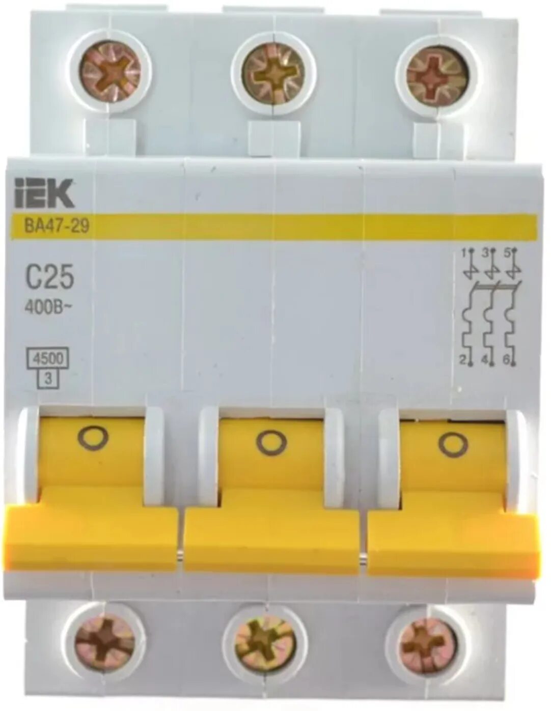 Автоматический выключатель ва47 29 3р 25а. Автомат ИЭК ва47-29. ИЭК ва47-29 с25. ИЭК c25 3п. Автоматический выключатель IEK ва 47-29 (b) 4,5ka 25 а.