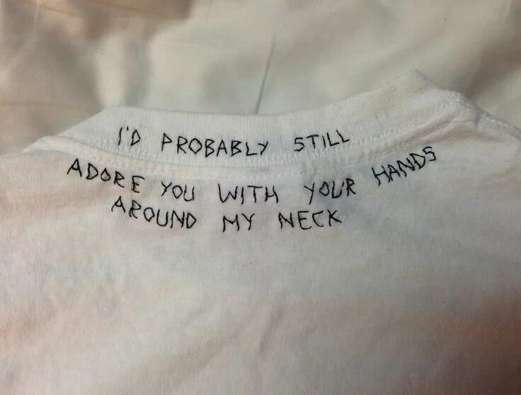 Around your neck