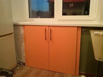 Холодильник под окном в хрущевке своими руками
