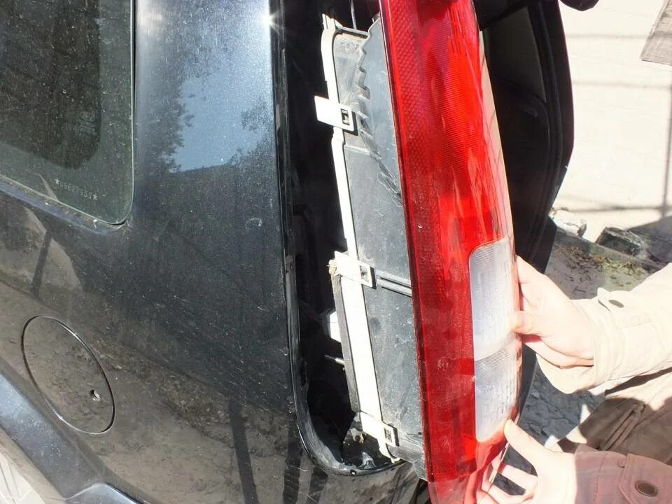 Как разобрать задние стопы