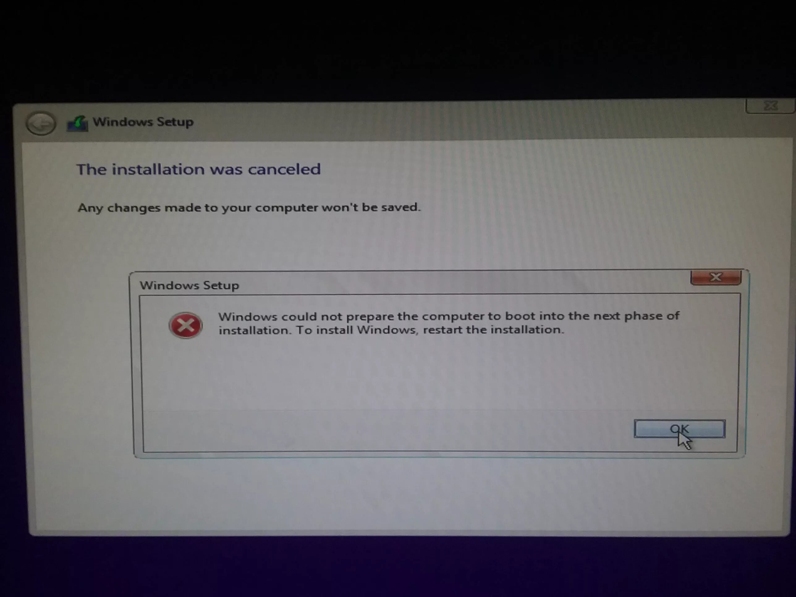 Boot could not find. Сохранение на виндовс. компьютер окно cancle. как решить ошибку boot при установке windows 11. усановка windows10 на packard bell без потери загруженных файлов.